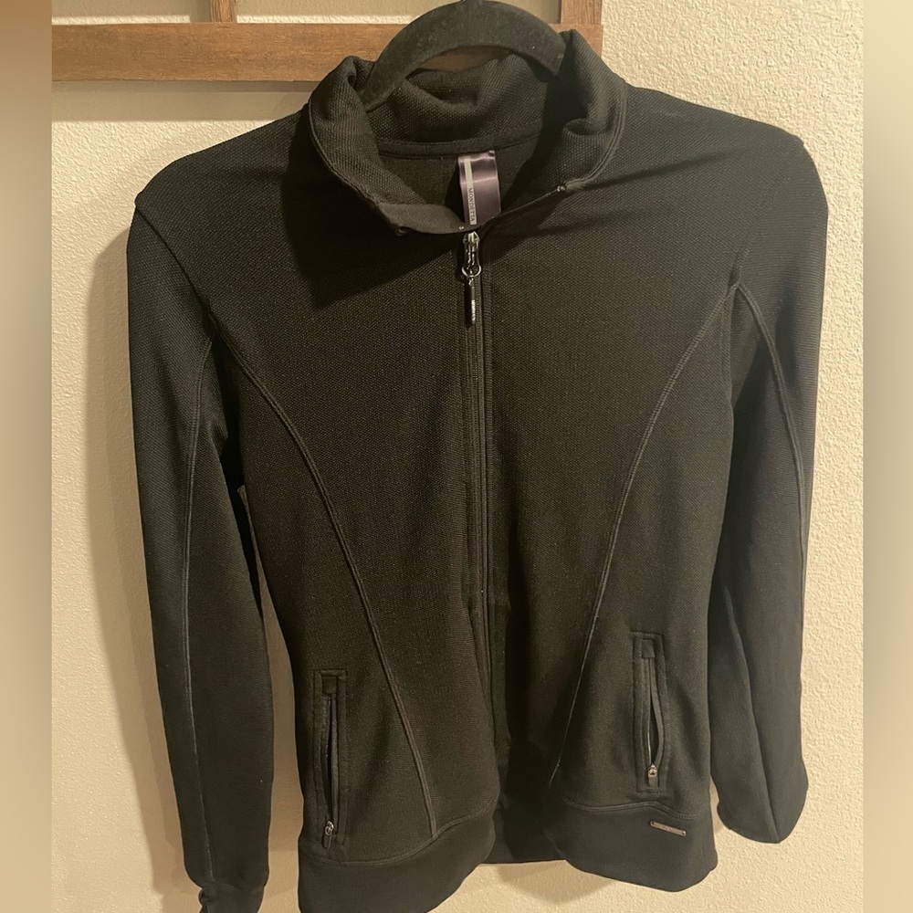 Mondetta Performance Gear Women's Zip Front Black Jacket Size Medium‎